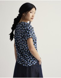 Seasalt - Seasalt Cornwall Navy Tor Grass Top