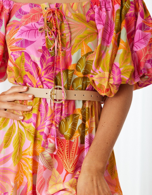 Esther & Co - Axelle Dress - Sunset Print