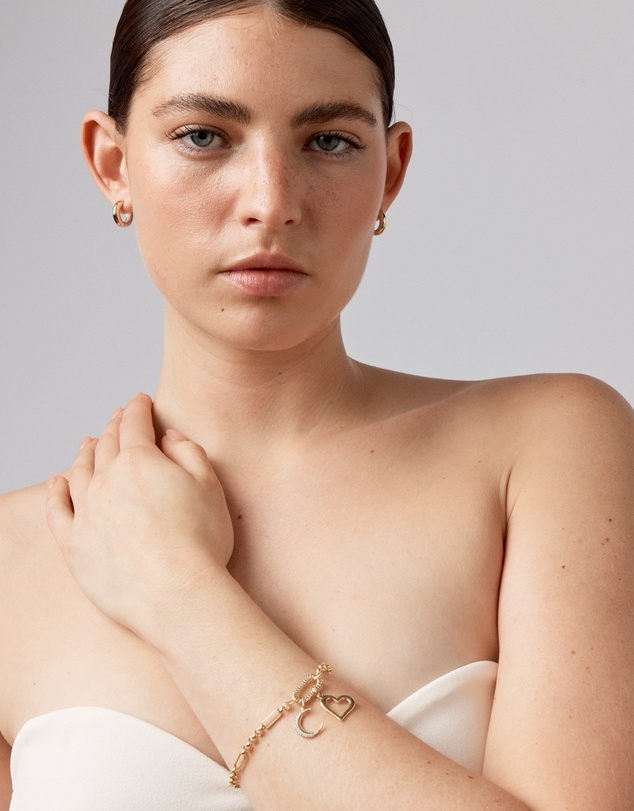Michael Hill - Open Love Heart Pendant in 10kt Yellow Gold