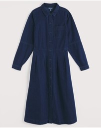 Seasalt - Seasalt Cornwall Blue Outlines Shirt Dress