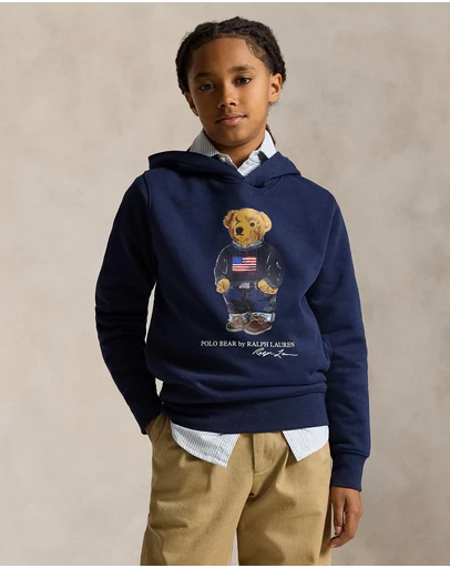 Polo Ralph Lauren - Polo Bear Fleece Hoodie - Babies-Teens