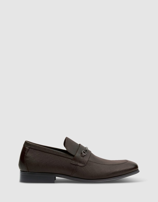 yd. - Riccardo Textured Leather Loafer