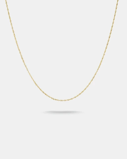 THOMAS SABO - Gold-Tone Stainless Steel Singapore Chain Necklace 1.7mm