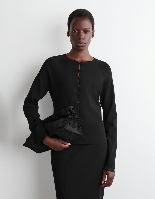 COS - Sheer-Detail Knitted Cardigan