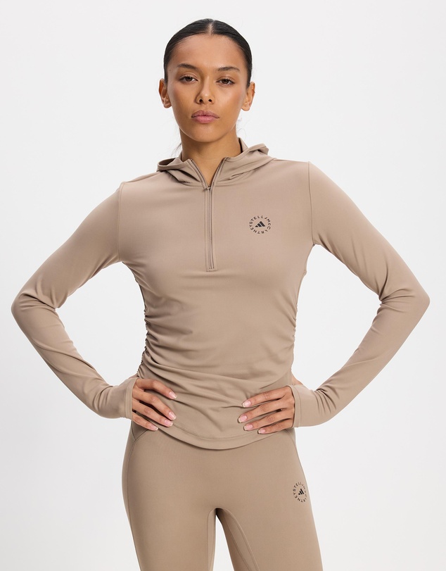 adidas by Stella McCartney - aSMC Studio Ruched Long Sleeve Top
