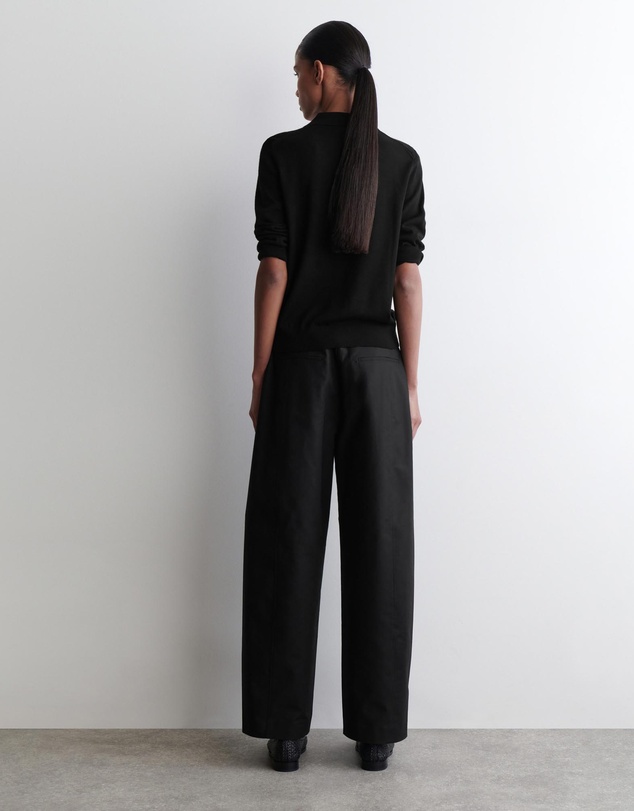 COS - Pima Cotton Barrel-Leg Trousers