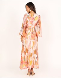 Petal & Pup - Laquin Long Sleeve Maxi Dress - Pink