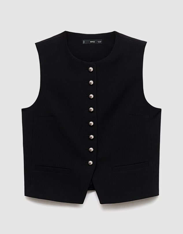 M.N.G - Suit Waistcoat With Buttons