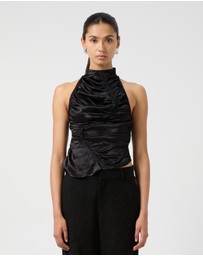 Third Form - Elemental Ruched Top | Black
