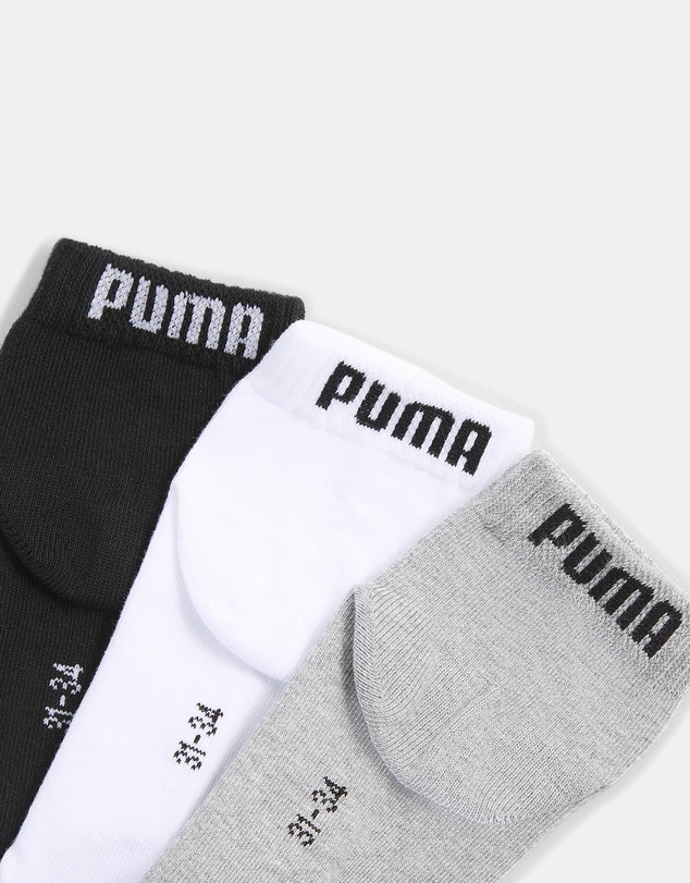 Puma - 3-Pack Plain Quarter Socks - Babies-Teens