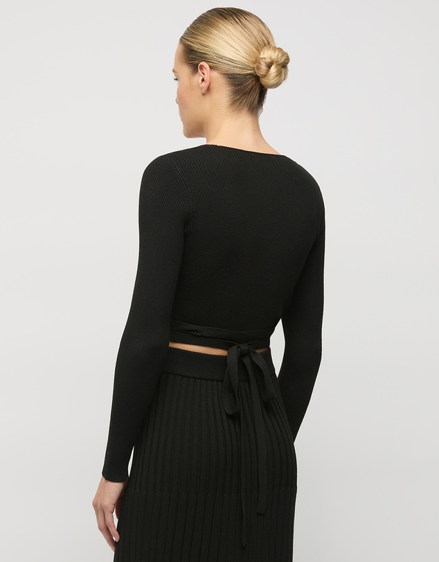 FRIEND of AUDREY - Cassia Multi-Wrap Knit Top
