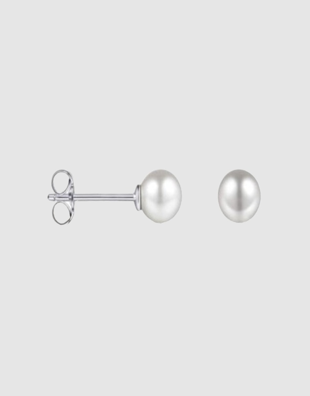 Ichu - Tiny Pearl Stud Earrings