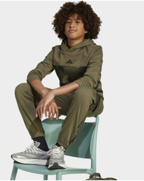 adidas Sportswear - Seasonal Essentials Camo Fleece Hoodie Kids