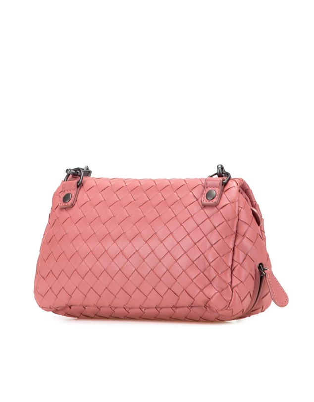 Pre-Loved by Azura Reborn - Pre-Loved bottega veneta Woven Leather Flap Bag with Chain Strap