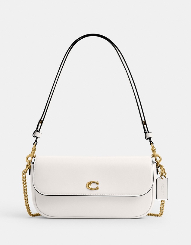 Coach - Refined Calf Leather Essential Chain Pouch Bag