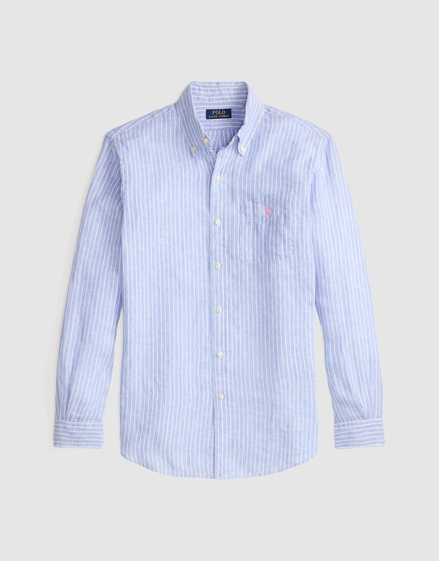Polo Ralph Lauren - Custom Fit Striped Linen Shirt