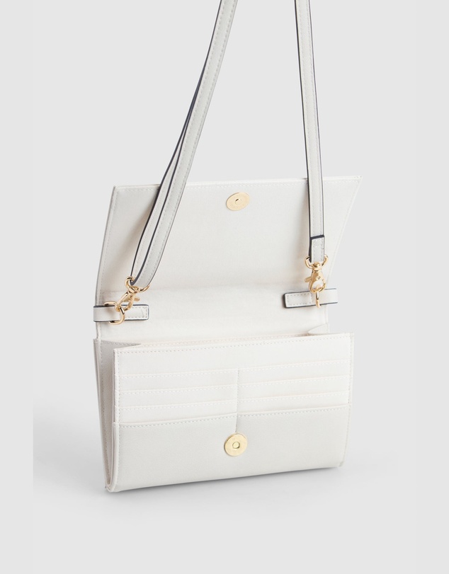 Laura Jones - Jacquard Flap Crossbody Bag