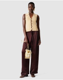 & Other Stories - Rib-Knit Collar Tank Top