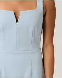 Tussah - Monique Crepe Square Neck Midi Dress