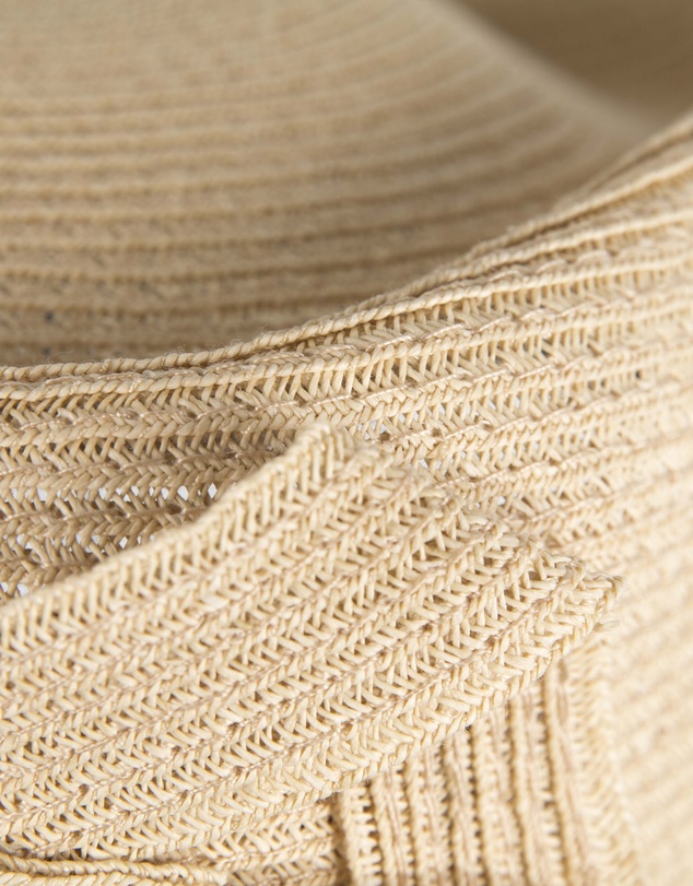 Max Alexander - Beige Braid Pillbox Hat