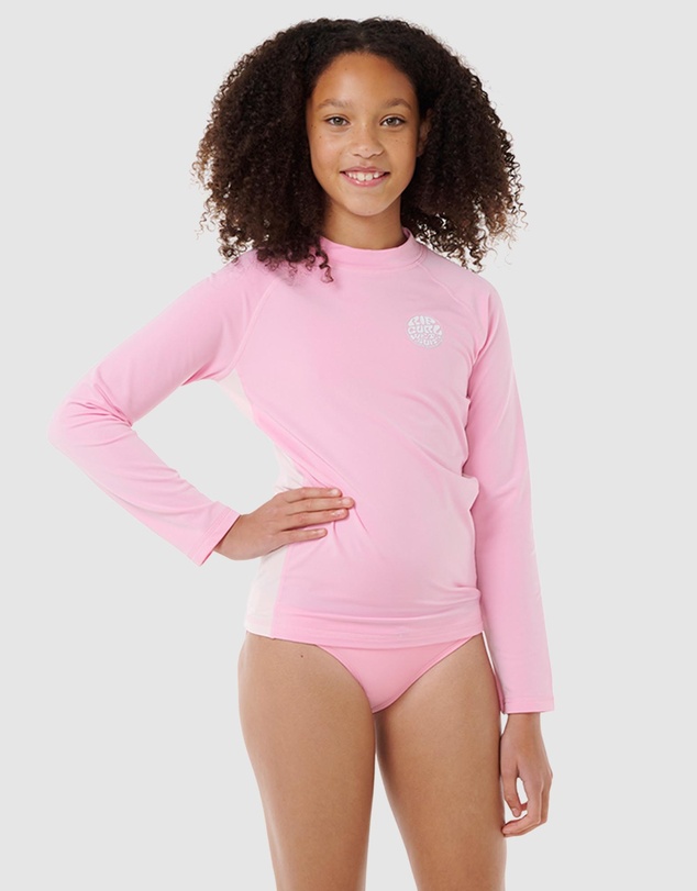 Rip Curl - Icon UV Brushed LS Rash Top - Teens