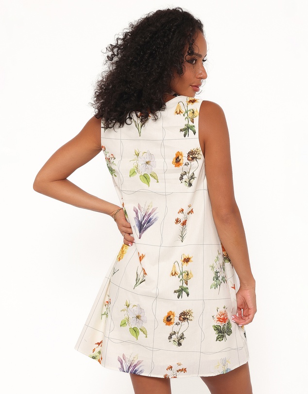 Petal & Pup - Elordi Mini Dress - Multi Flowers