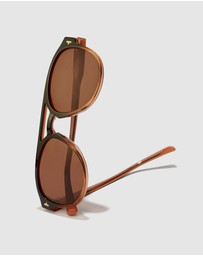 Hawkers Co - HAWKERS - Polarized Black Brown DIVER Sunglasses for Men and Women UV400