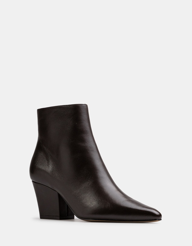 Wittner - Kloe Dark Brown Leather Ankle Boot