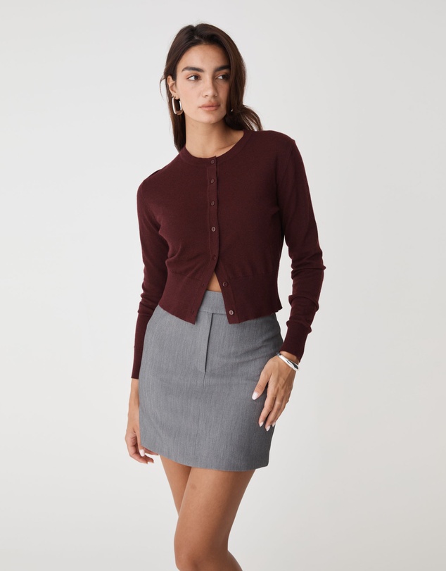 Forcast - Cassie Crew Neck Cardigan