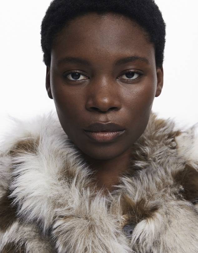 Desigual - Denim Faux Fur Vest