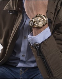 GUESS - Frontier Gold Tone 48mm Watch