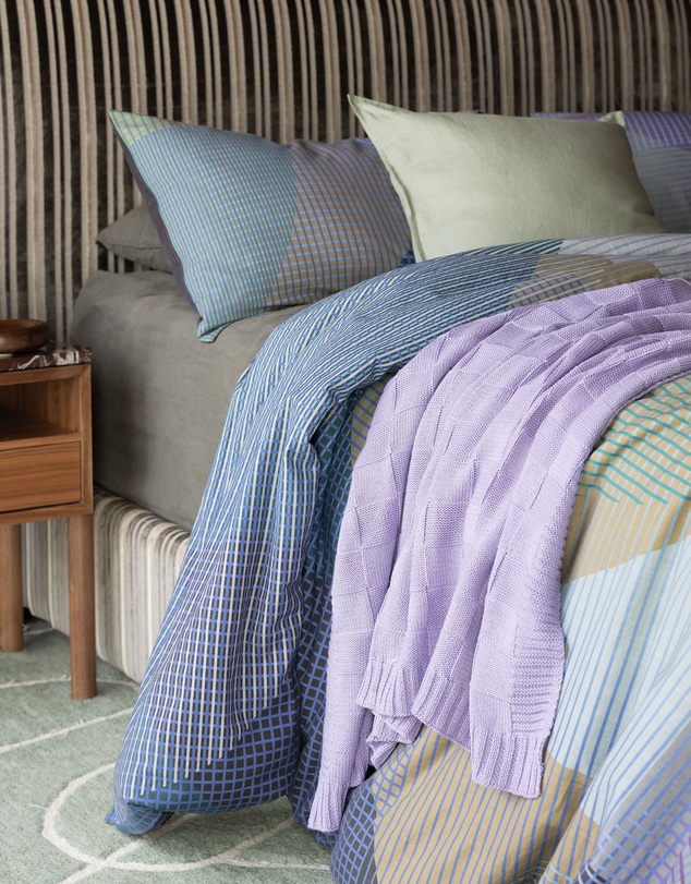 Bambury - Solomon Throw Lilac
