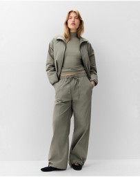 UNISON - Aus Cotton High Neck Top