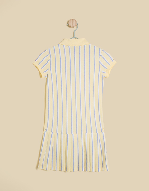 Polo Ralph Lauren - Striped Oxford Mesh Polo Dress - Teens