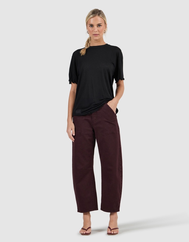 Rolla's - Gigi Barrel Jean - Trade Dark Cherry
