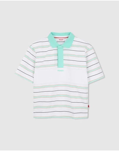 HUGO - Short Sleeve Polo - Kids-Teens