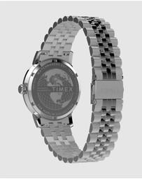 TIMEX - Marlin® Quartz GMT 40mm Stainless Steel Bracelet Watch
