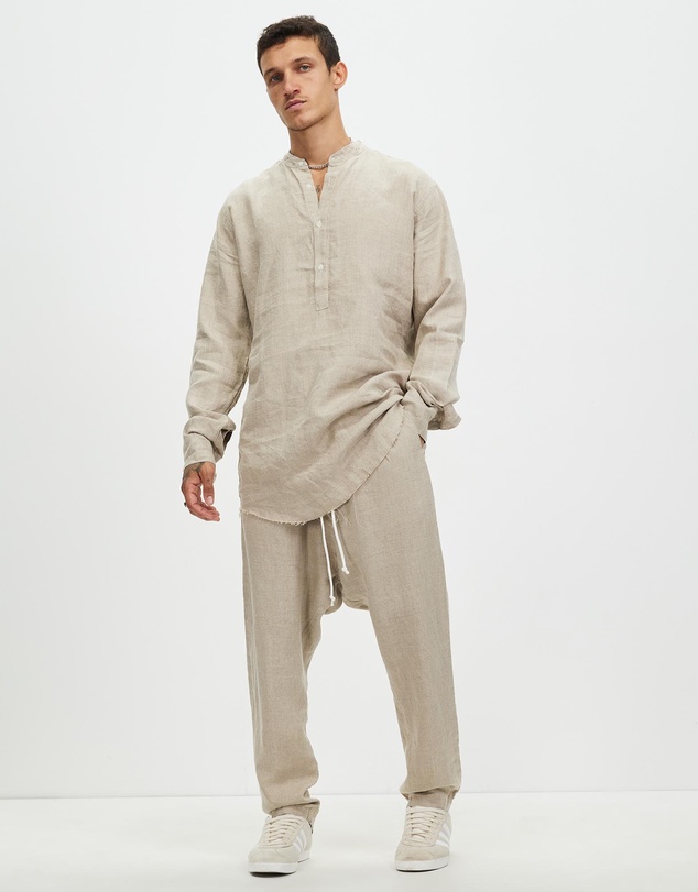 Surrounded By Ghosts - The Gismondine Linen Drawstring Pants