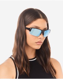 Hawkers Co - HAWKERS - BAT - BLACK BLUE CHROME Sunglasses for Men and Women UV400
