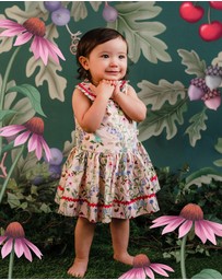 Fleur Harris - Faraway Friends' Winsome Baby Dress in Sugar Pink