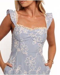 Petal & Pup - Ellise Midi Dress - Blue