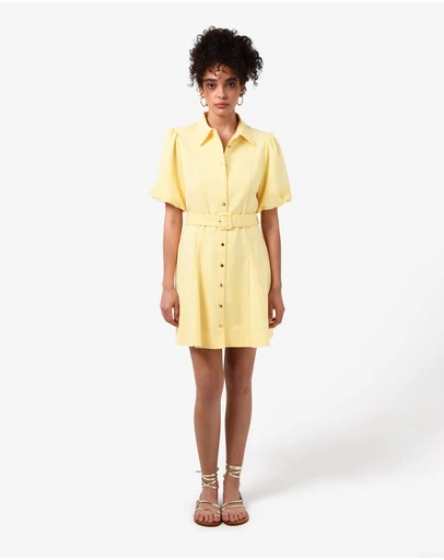 Forcast - Amera Utility Mini Belt Dress