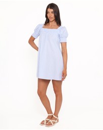 Petal & Pup - Kennedy Smock Mini Dress - Blue Gingham