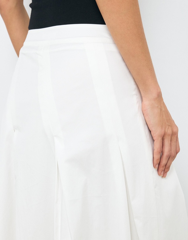 AERE - Tahlia Soft Pleat A-Line Maxi Skirt