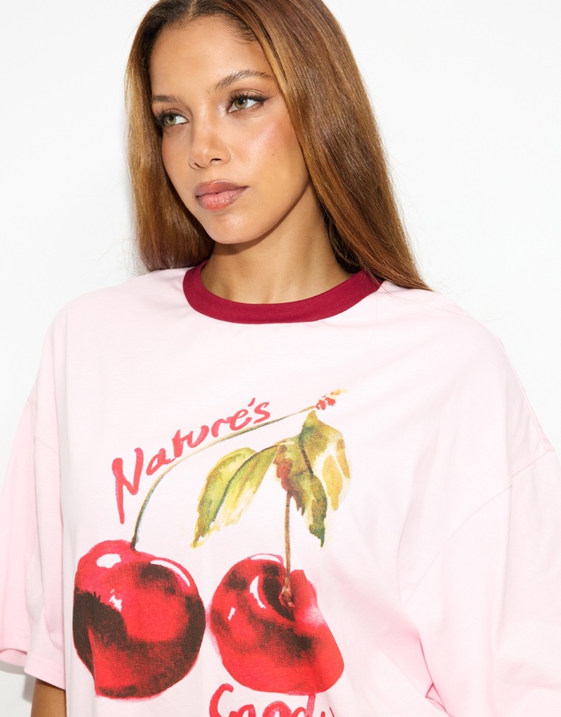 Dazie - Nature's Candy Oversized Graphic Tee