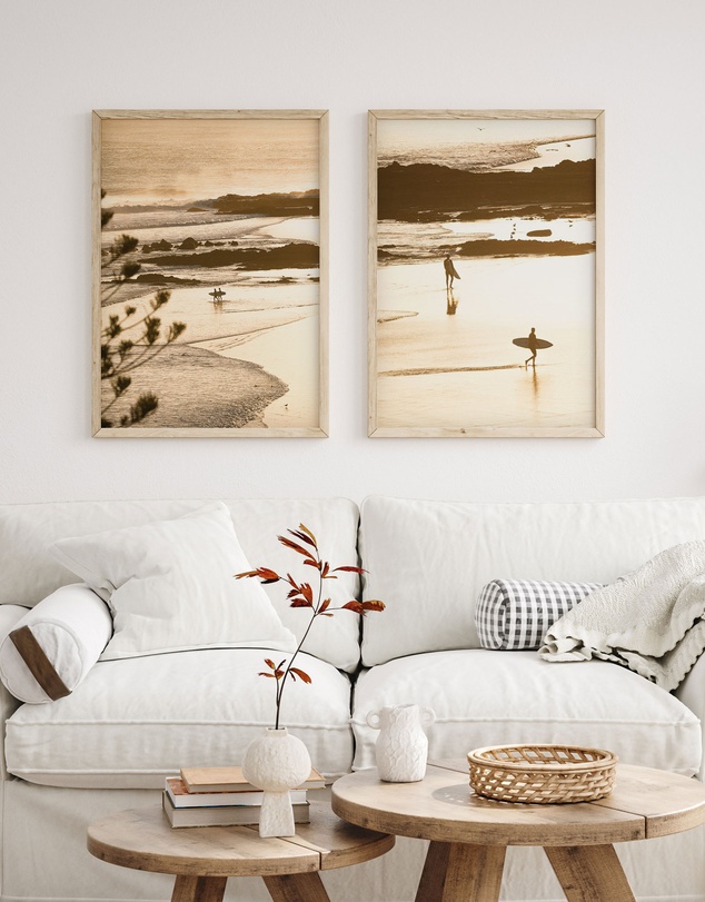 Olive et Oriel - Snapper Rocks I Art Print