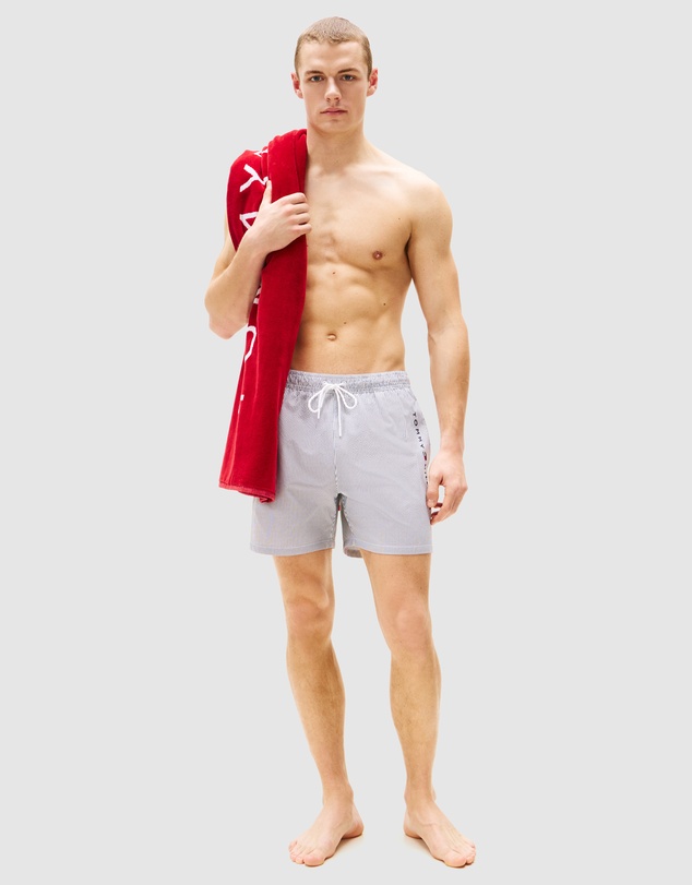 Tommy Hilfiger - Original Stripe Mid-Length Swim Shorts
