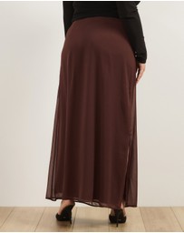Atmos&Here Curvy - Melody Bias Maxi Skirt
