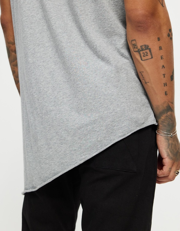 Surrounded By Ghosts - The Coltan Cotton Asymmetrical Tail T-Shirt