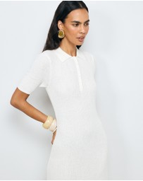 AERE - Asha Textured Knit Dress